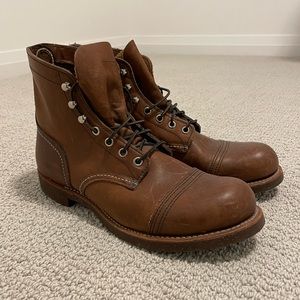 RED WING IRON RANGER MENS LEATHER BOOT